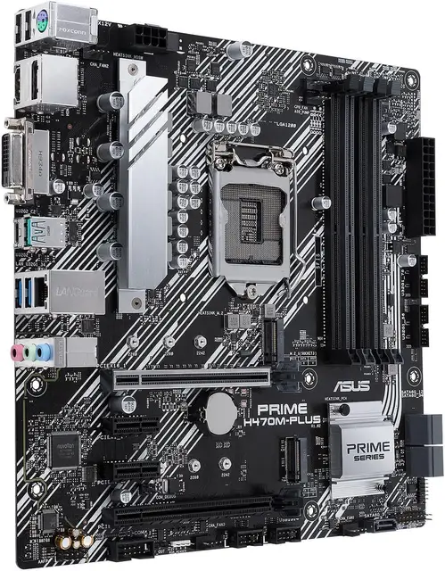 ASUS PRIME H470M-PLUS Motherboard LGA 1200 Chipset H470 DDR4 ASUS PRIME H470M-PLUS Motherboard LGA 1200 Chipset H470 DDR4
