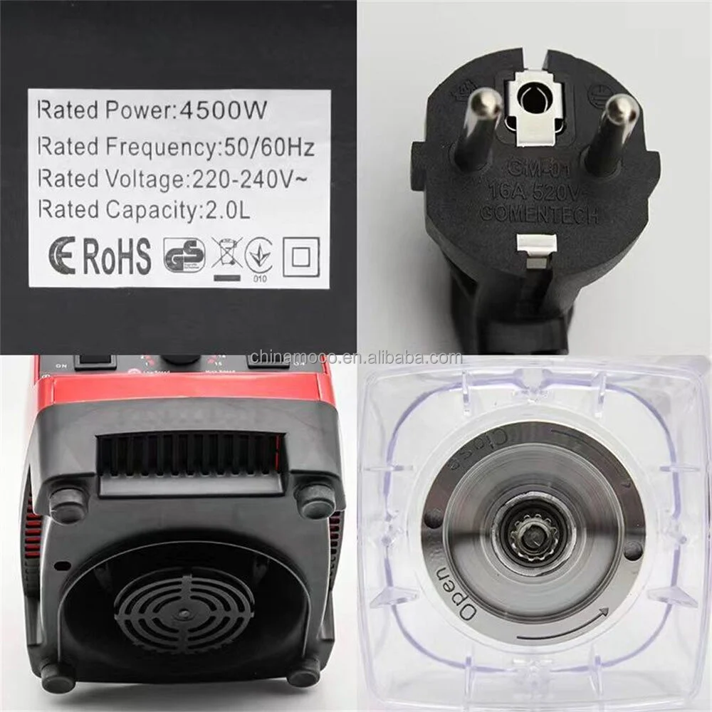 Silver Crest ミキサー 4500W 2.0L 変圧器付き
