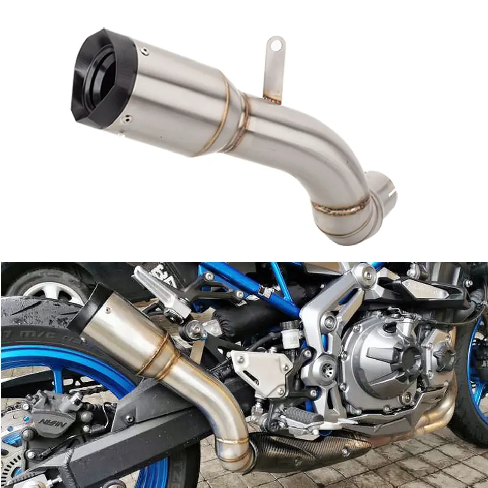 Motorcycle exhaust muffler system for Kawasaki Z900 exhaust Z900 link
