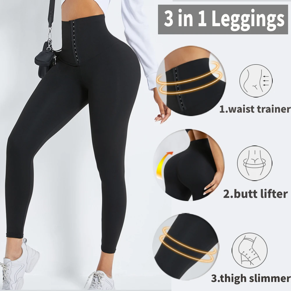 Afslanken Leggings Vrouwen Broek Hoge Taille Lift Hip Leggings Voor Fitness  Taille Trainer Body Shaper Tummy Controle Sauna Broek|Corrigerend  Ondergoed| - AliExpress