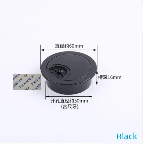 10Pcs Plastic Square Round Fancy Silver Wooden Texture Champagne Desktop Table Top Cable Wire Cord Grommet Hole Cover Organizer