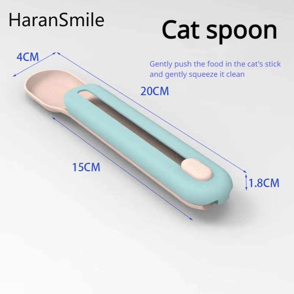 

Unique Design Cat Feeder Spoon for Pet's Liquid Snacks