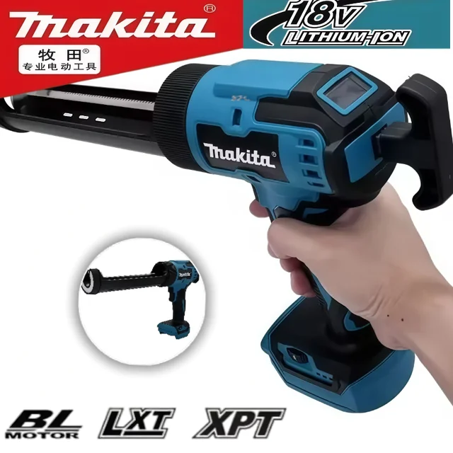 Pistolet à mastic électrique sans fil Makita en silicone avec LED, outil multifonctionnel pour réparation DIY 1