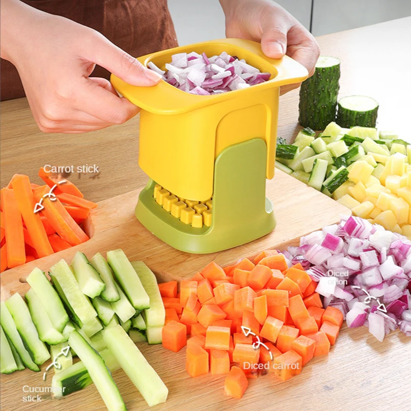 5 In 1 Stainless Steel Vegetable Grater Slicing Tool Mandoline Vegetable  Cutter Multifunctional Carrot Grater Onion Dicer Gadget - AliExpress