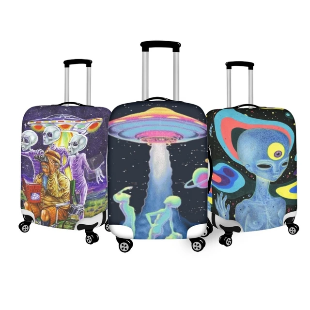 Travel Luggage Cover Galaxy Pattern Elastic Suitcase Protector Washable  Baggage Covers Fits 18-32 inch