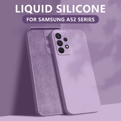 Premium Liquid TPU Silicone Protective Phone Case with Camera Guard - Soft and Durable Cover for Samsung A56 (Light purple)