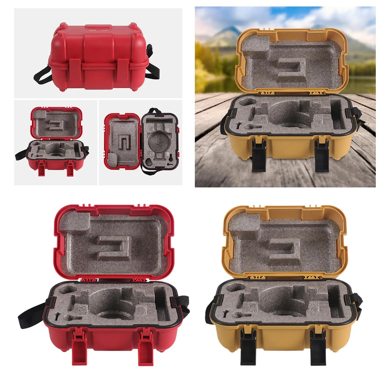 Surveying Instrument Box Sturdy Storage Case for Level Instrument Theodolite 4