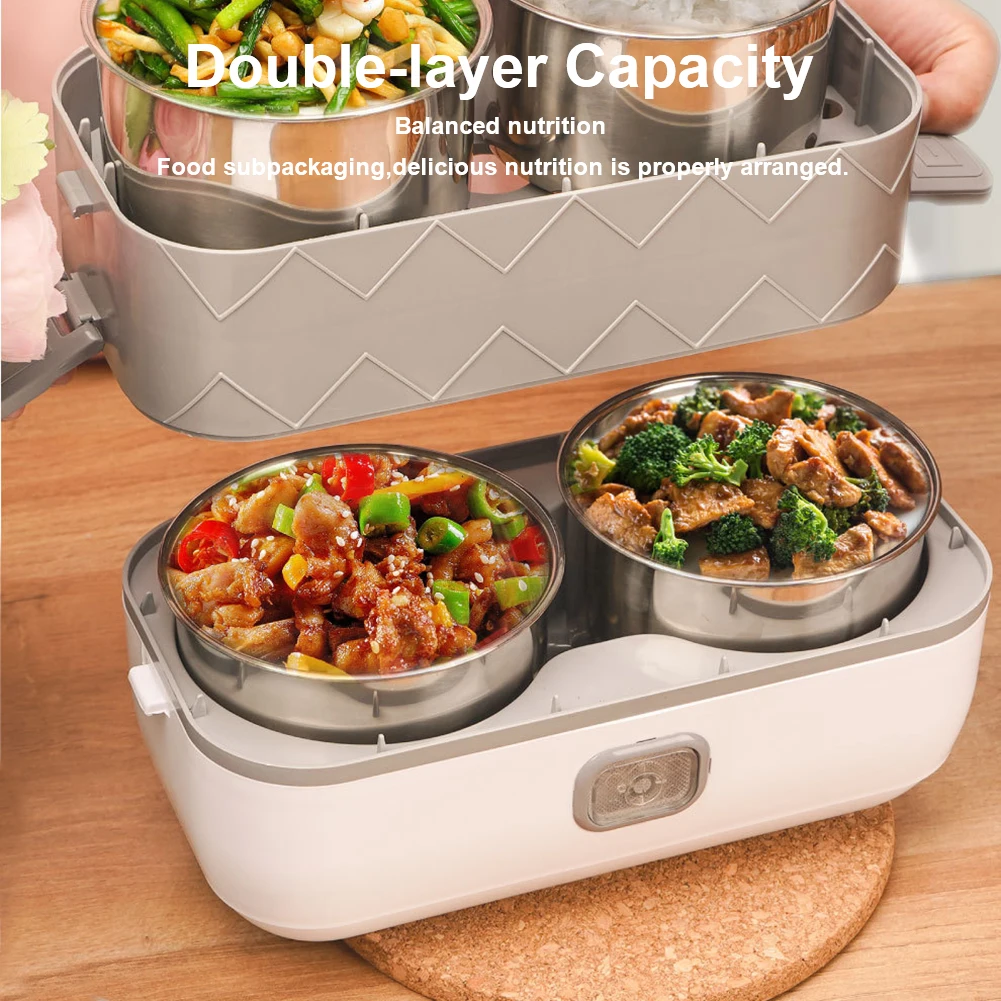Electric Lunch Box Food Warmer Small Rice Cooker Automatic Heating Timing  Insulation Mini Office Cook Lunch Warmer - AliExpress