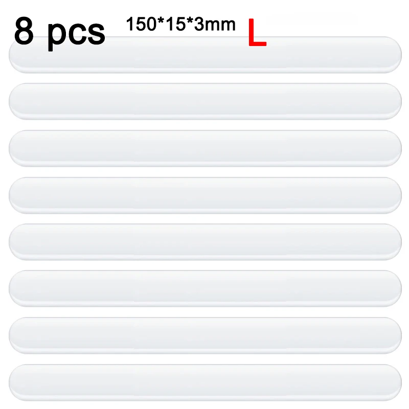 Car Door Transparent Anti-Collision Protection Guard Stickers Set