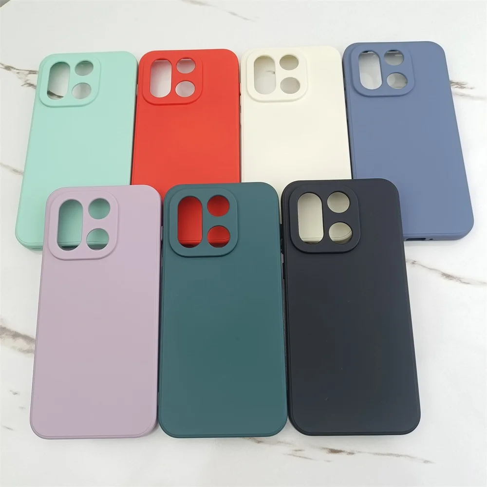Luxury Silicone Ultra-Thin Matte Shockproof Case - Slim Soft Back Shell Anti-Drop Cover