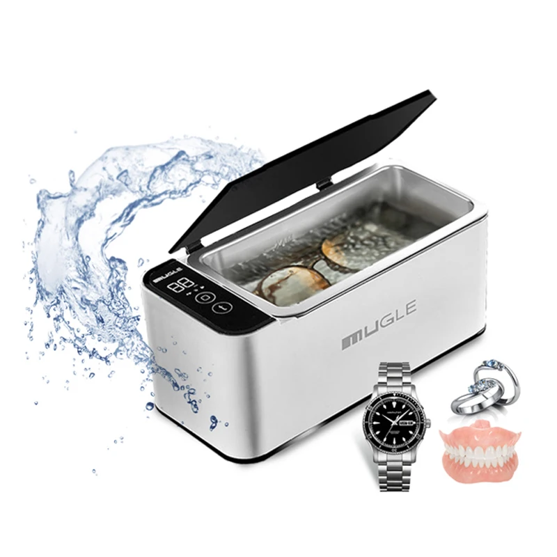 

Ultrasonic Cleaner Machine for Glasses Braces Dentures Jewelrys Sonic Cleaning Machine Ultrasonic Bath 4 Timing Touchable Screen