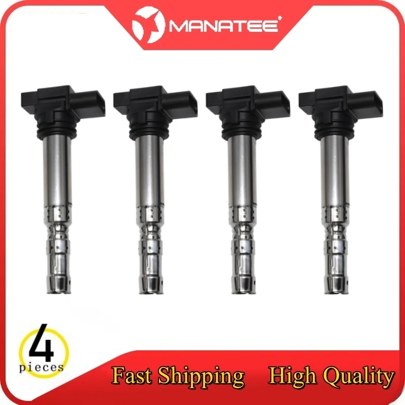 Bobina Di Accensione 4 Pezzi Per Audi A8 D2 D3 Per Bentley Continental Convertible Per Vw Passat Phaeton Touareg 07 C905115 07 C905715A