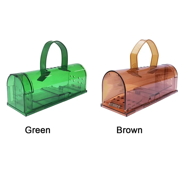 Egér Fogó Ketrec Beltéri Egyszerű, Tiszta Csapda Iroda Újrahasznosítható Biztonságos Önzárás - Image 5