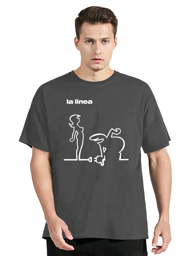 Streken La Linea Oversized T-skjorte