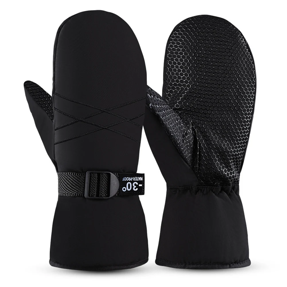 Kayak Eldivenleri Su Geçirmez Kar Eldivenleri Rüzgar Geçirmez Kış Eldivenleri Termal Bisiklet Eldivenleri Erkekler ve Kadınlar için Snowboard Eldivenleri