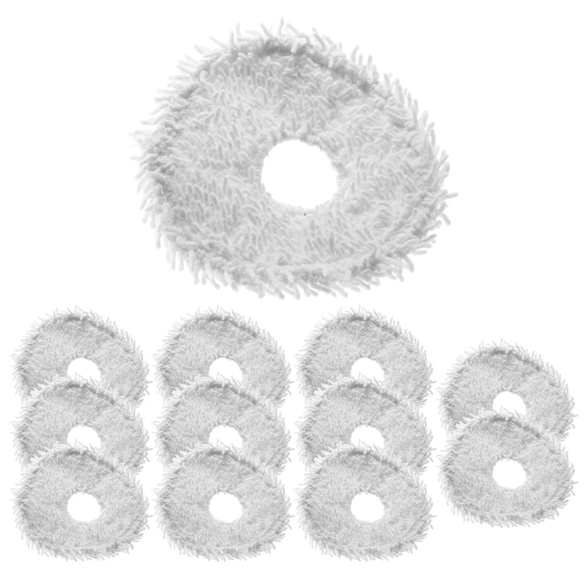 

12 шт. многоразовая ткань для швабры для робота Narwal T10, аксессуары для подметания, детали