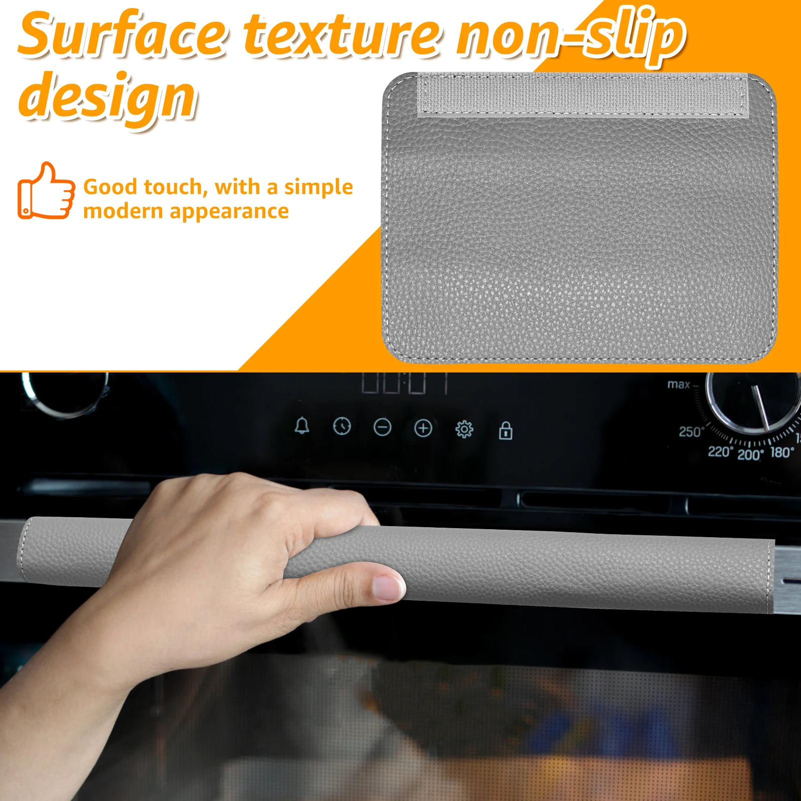 6Pcs Refrigerator Door Handle Covers PU Leather Oven Microwave Door Handle Protector with Adjustable Buckle Gloves door handle covers