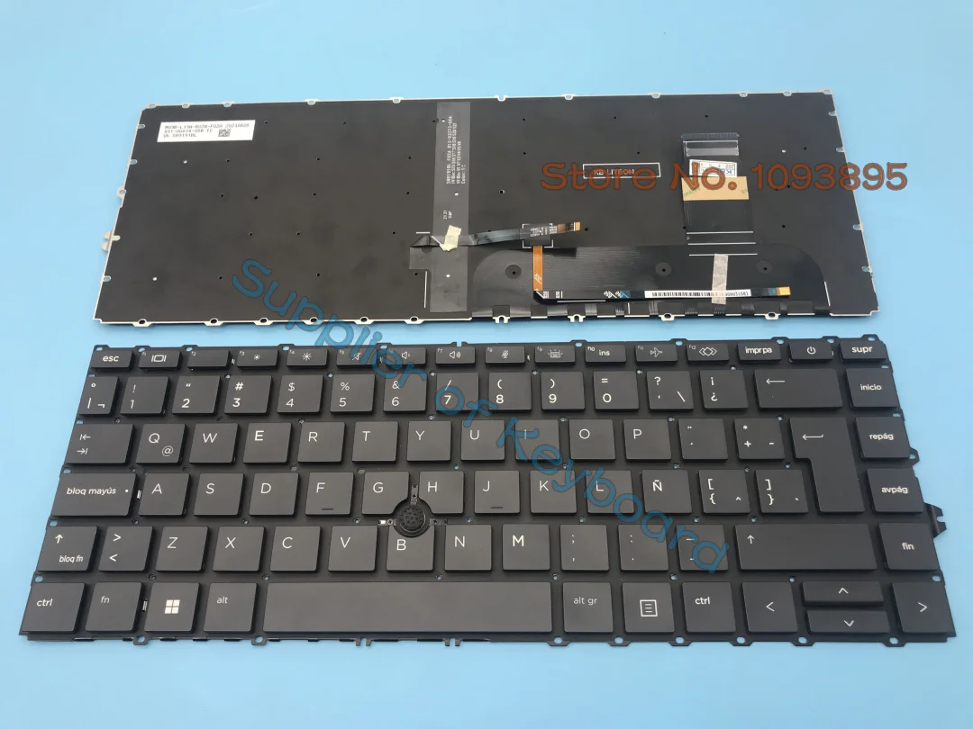 para hp Elitebook 840 G7840 G8845 G7745 G7745 g8 Laptop Inglês Latino Espanhol Teclado Retroiluminado Novo - Imagem 5