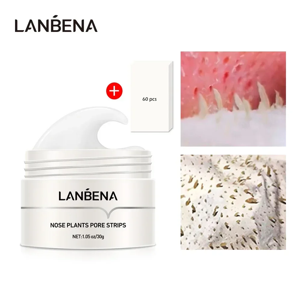 

Lanbena Removes Blackhead Nasal Membrane Nasal Strip Cleaner Pores Peeling Deep Cleansing Blackhead Acne Korea Skin Care Product