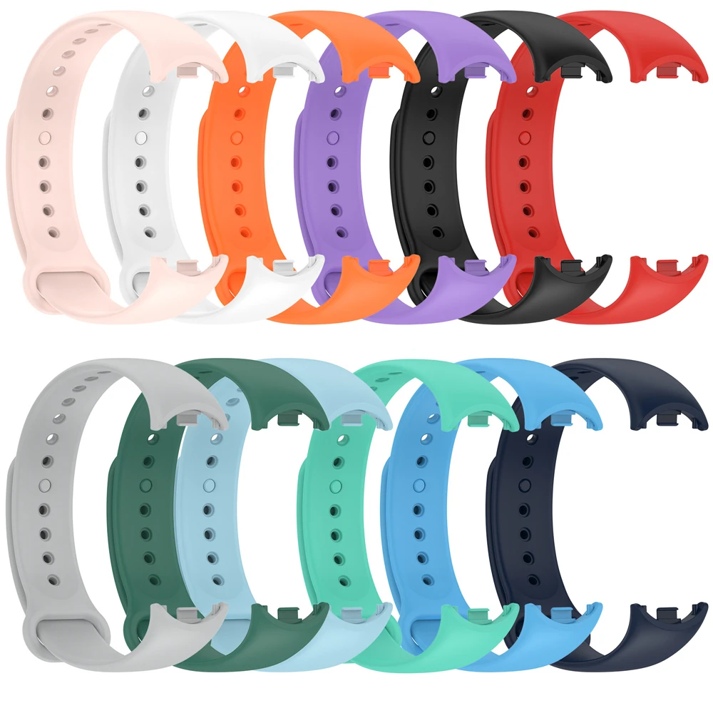 

Силиконовый ремешок для часов Xiaomi Band 8, сменный спортивный ремешок для смарт-браслета band8