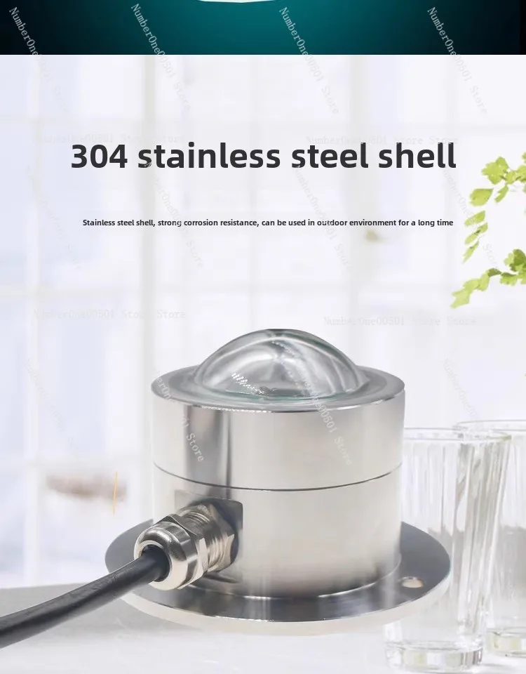 XM9505 Stainless steel optical rain gauge RS485 meteorological monitoring statio