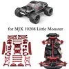 Aluminum Metal Alloy Upgrade Parts for Hyper GO MJX 1/10 10208 Small Monster RC Crawler Car Front Rear Steering Cup C Seat 1