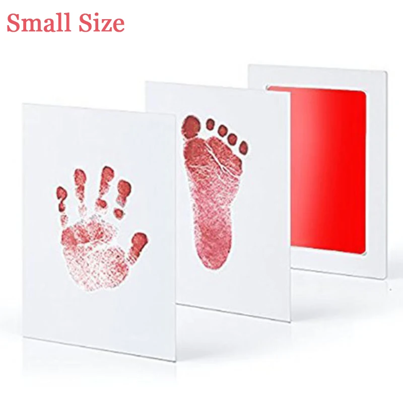 outdoor newborn photos Large Size Non-Toxic Baby Handprint Footprint Imprint Kit Baby Souvenirs Casting Newborn Footprint Ink Pad Infant Clay Toy Gifts cheap newborn photography near me Baby Souvenirs