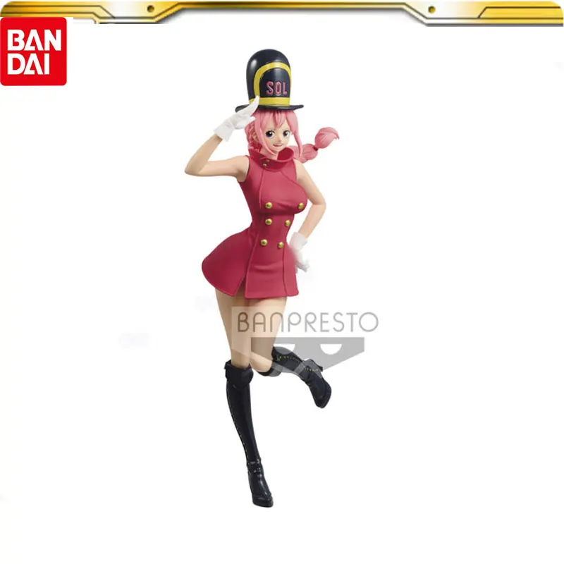 

Bandai One Piece Anime Figures Rebecca Sweet Style Soldier Uniform PVC Action Figure Statue Collection Model Decoration Toys