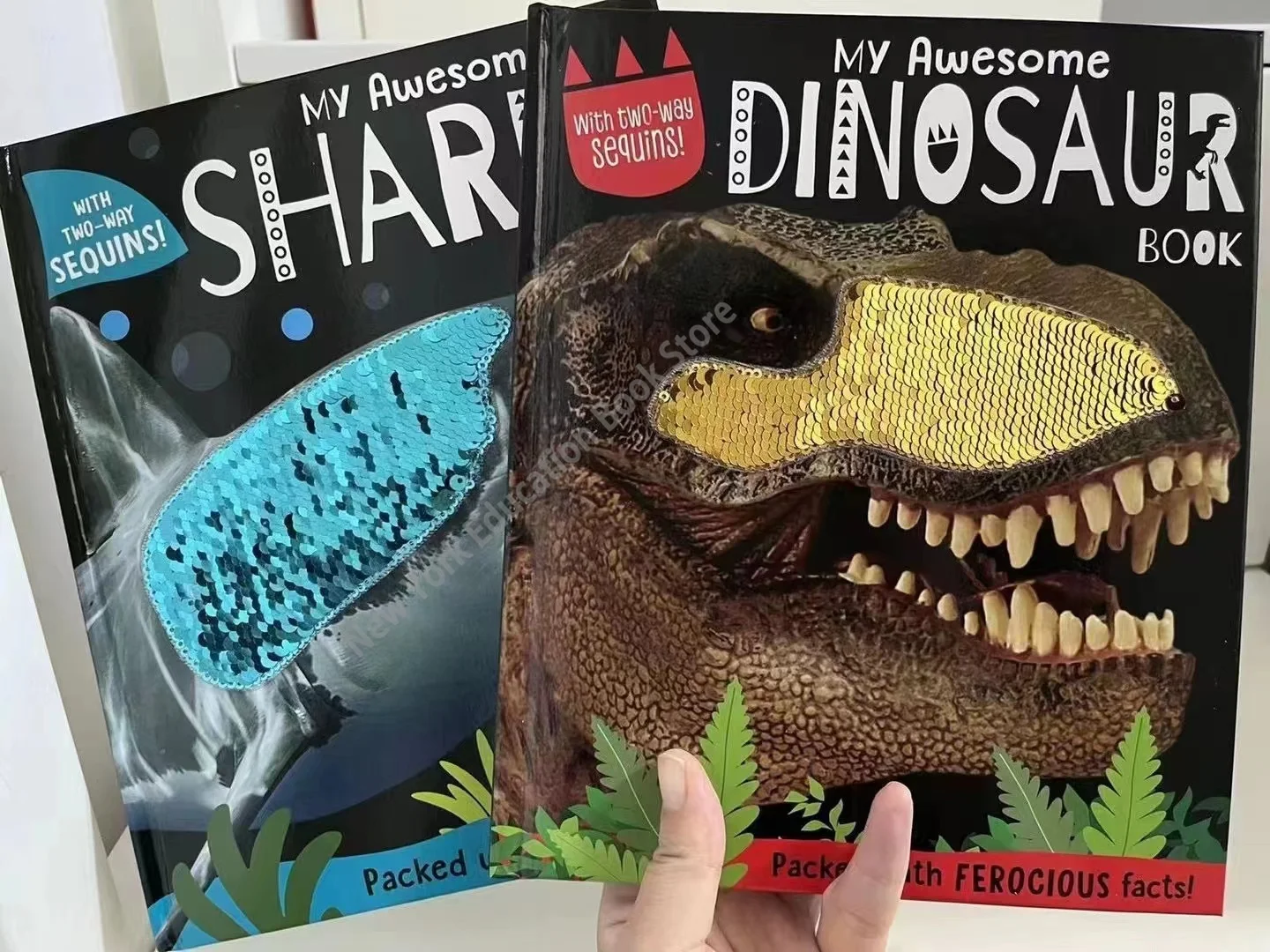 

English Version of Children's Popular Science Picture Books:My Awesome Dinosaur Book / My Awesome Sharks Book