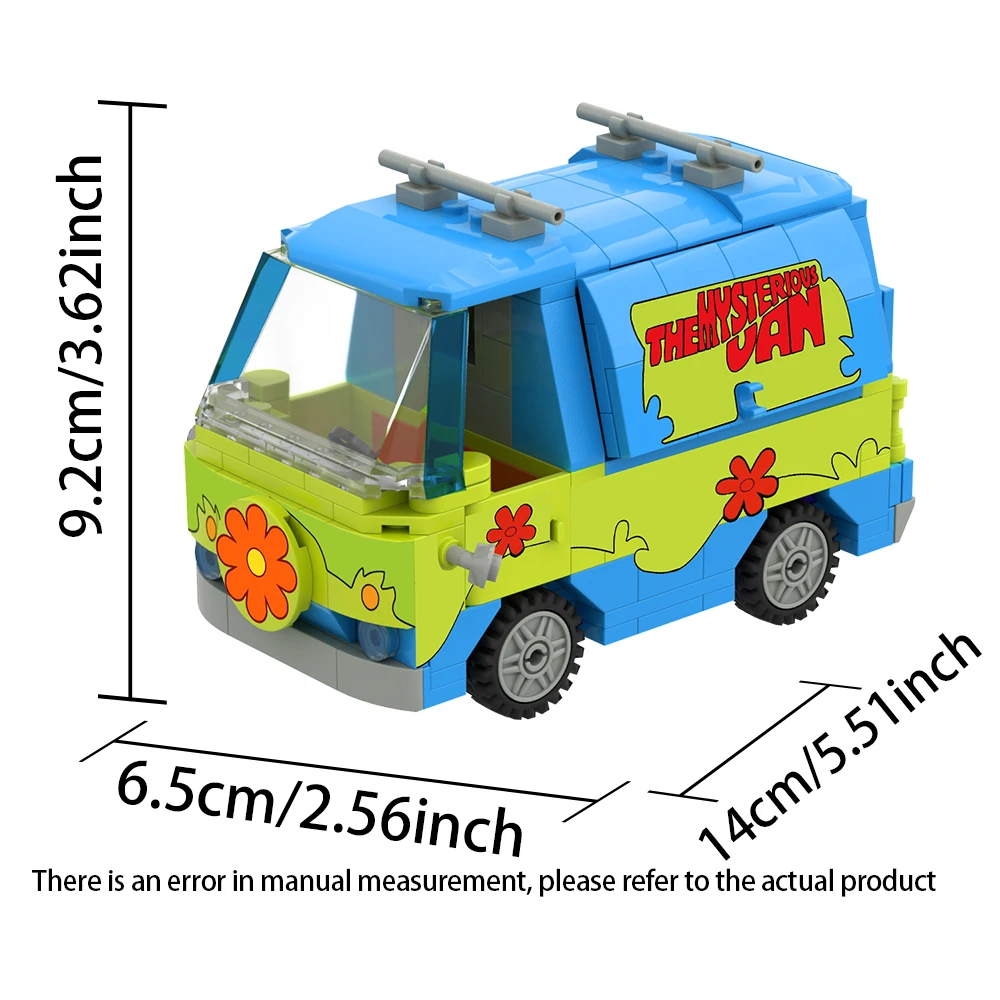 MOC Mystery Machine Building Block Car Kit — 2