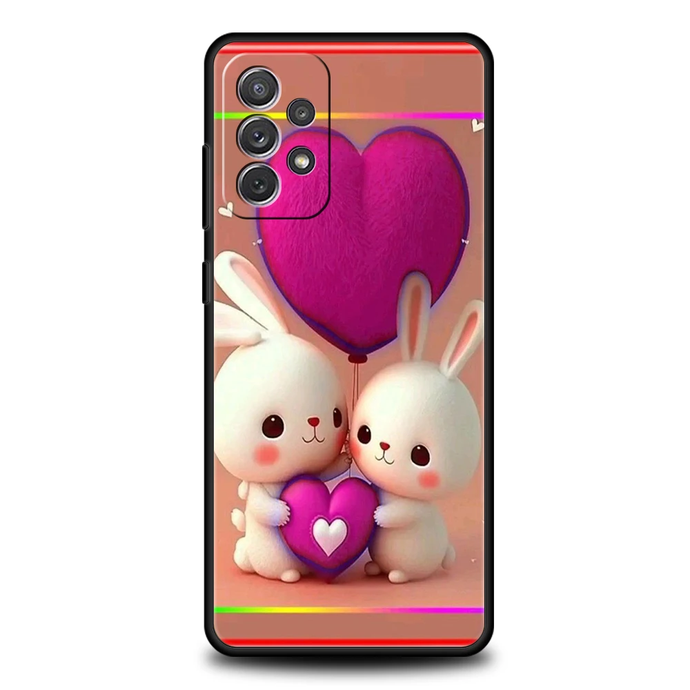Adorable Rabbit with Purple Hat Phone Case - TPU Shell