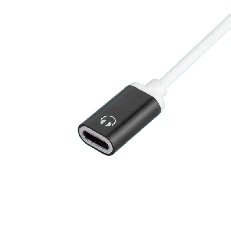 Little Pods Otg Ce 3.5mm 휴대전화 어댑터 변환기 USB 남성에서 유형 C 여성 광포함