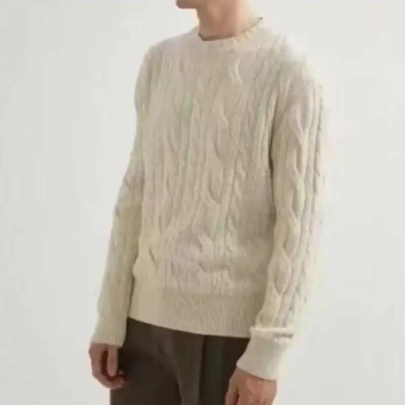 

2023 Early Autumn New Casual Twist Multi-color Cashmere Cashmere Tops for Men and Women