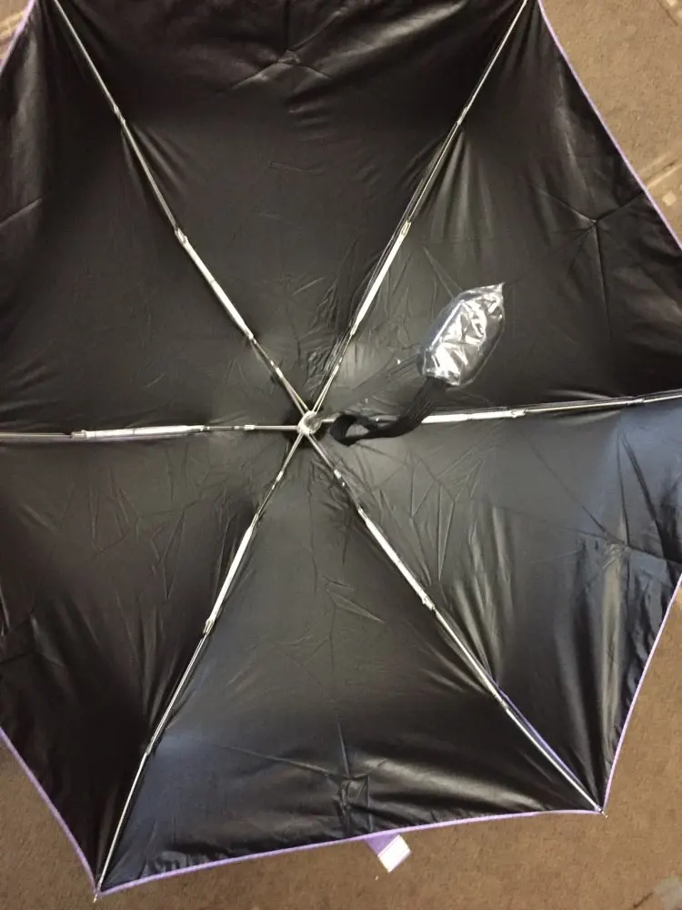 Mini Umbrella Umbrella Sun Rain Women Flat Lightweight Umbrella Parasol Folding Sun Mini Small Size Easily Store Parasol