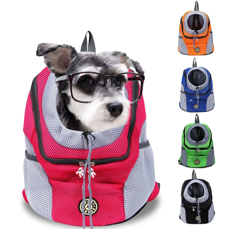 PetBackpackDogShoulderBagChestBagOutPortableTravelBreathableDogBagPetSupplies