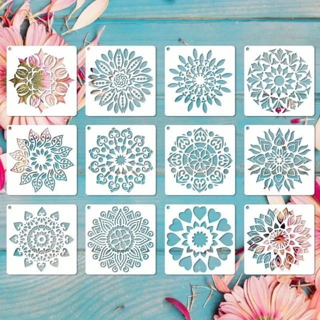 Mandala Dotting Stencils Kit 1
