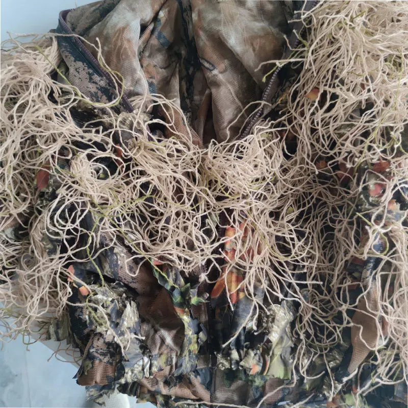 Geely 3D Bionic Leaf Camouflage Ghillie Suit For Hunting