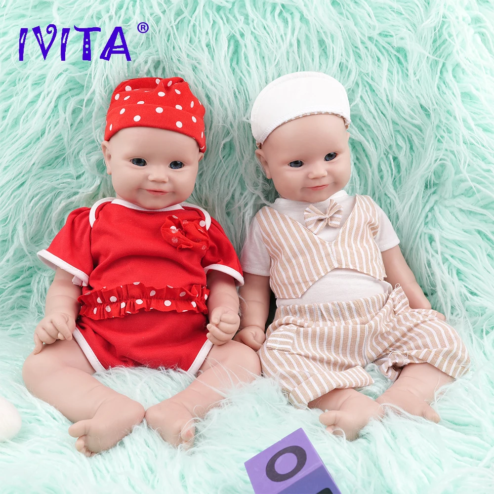 17.71inch 100% Full Body Silicone Reborn Baby Doll Realistic