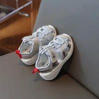 Unisex Baby Boy Girl Sandals 2024 Summer Toddler Beach Shoes Infant Sandals Newborn Breathable Sneakers Baby Boy Girl Sandals 4
