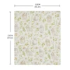 Elinfant Digital Print Bamboo Cotton Muslin Swaddle Blankets Newborn Baby Wrap Receiving Blanket 2