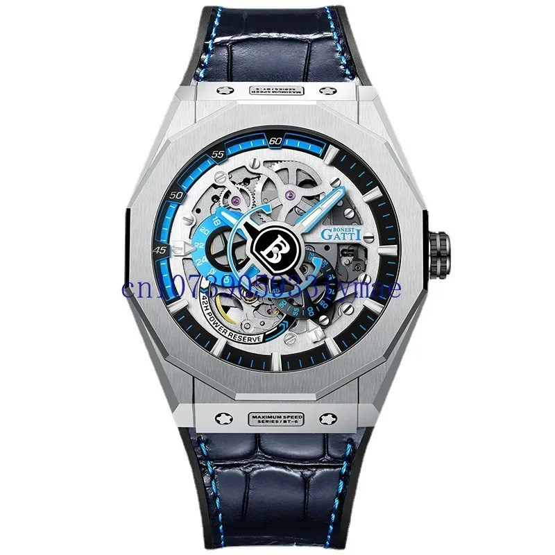Brand German Craftsmanship Racing Speed Dial Men's Waterproof Fully Automatic Mechanical Watch