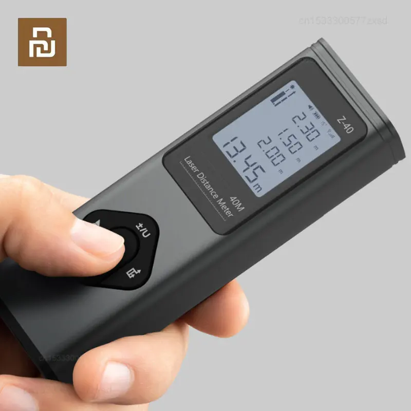 

Youpin RONGUAN Laser Rangefinder Cross Line Casting LR1 Digital Inclinometer Angle Measure Laser Level Ruler 40M Distance Meter