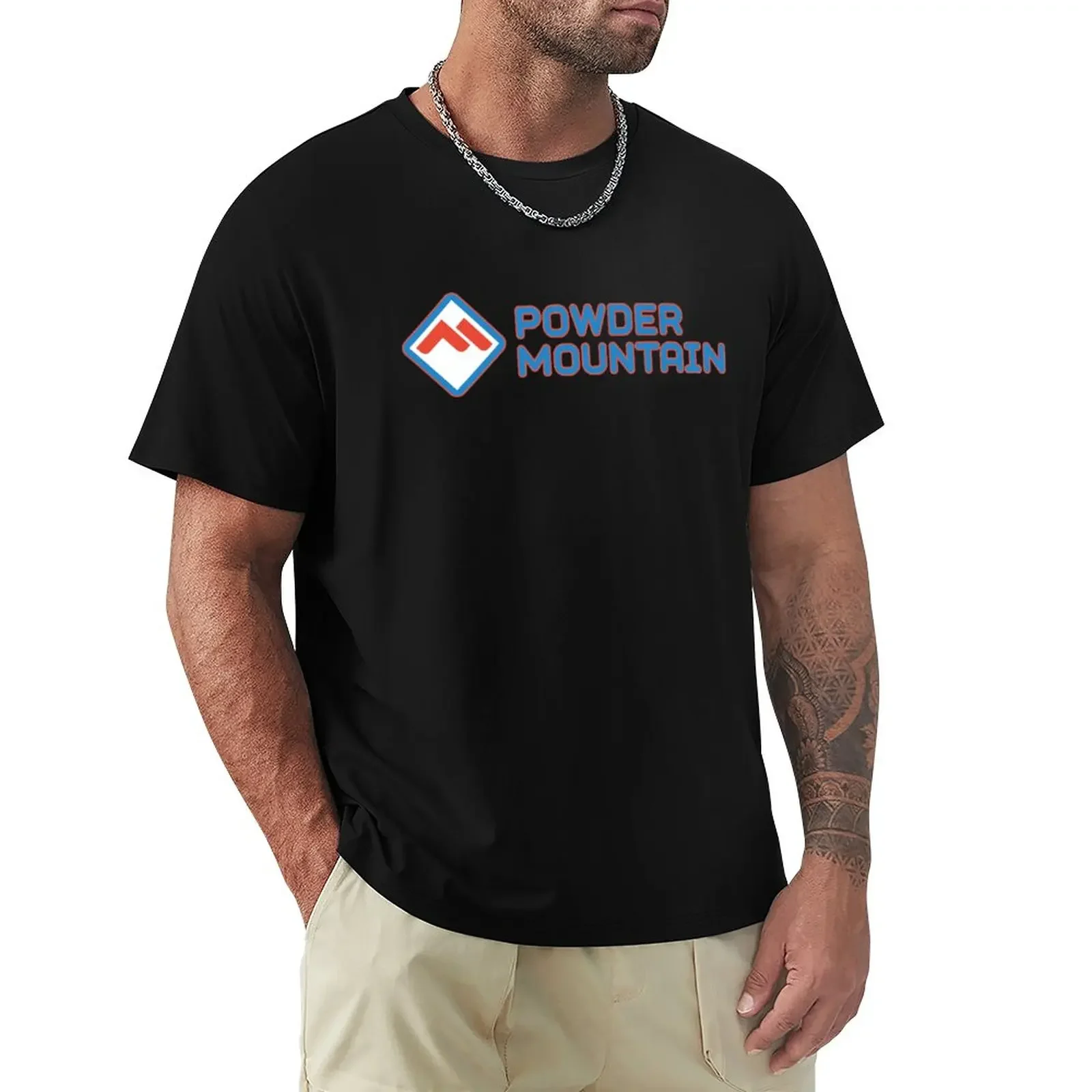 

Powder Mountain Ski Resort Fan T Shirt T-Shirt anime anime clothes hippie clothes T-shirt men