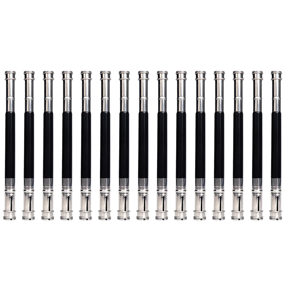 

Metal Stand Makeup Gadgets 15Pcs Pencil Extender Holder Dual Head Art Pencil Lengthener Artist Drawing Pencil Extender