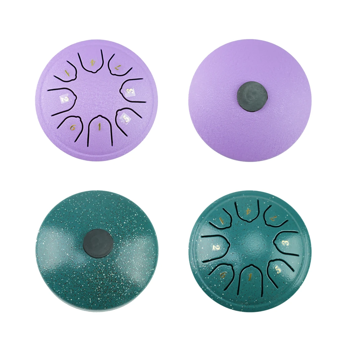 4.5 Inches Steel Tongue Drum 8-tone Children Music Toys Ethereal Drum Beginners Zen Musical Instruments Percussion Birthday Gift 2