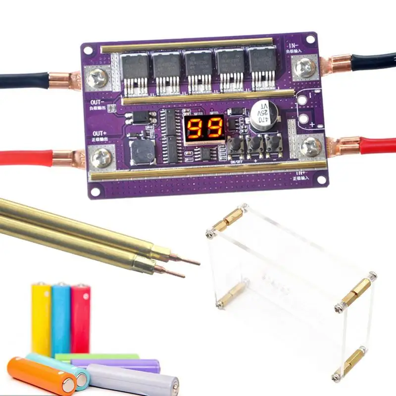 

Spot Welder Control Board 99 Gears Power Spot Welder Machine Portable DIY Mini Size Lithium Battery Spot Welding Machine For