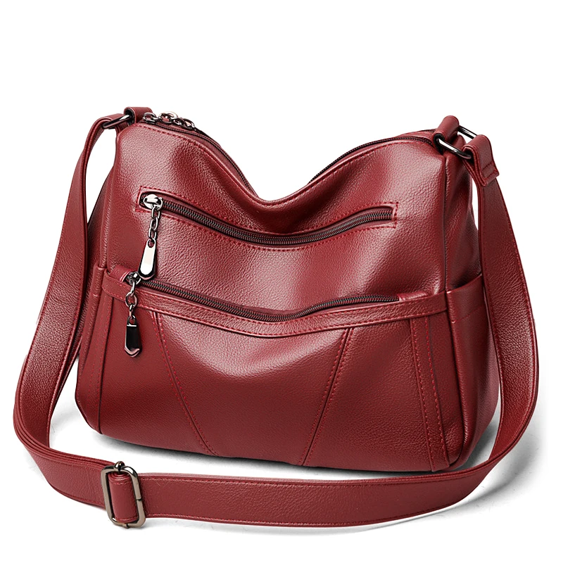 

Multi-pocket Zipper Shoulder Bag For Women High Quakity Sac 2023 Designer Lurury Handbag Ladies Large Capacity Messenger Bag