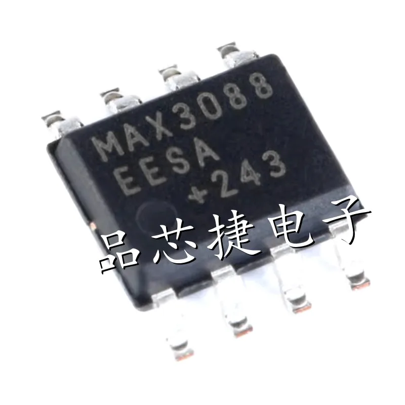 

5 шт./партия MAX3088EESA + T маркировка MAX3088EESA + SOIC-8 высокоскоростная (10 Мбит/с), поворотная скорость-ограниченная фотография