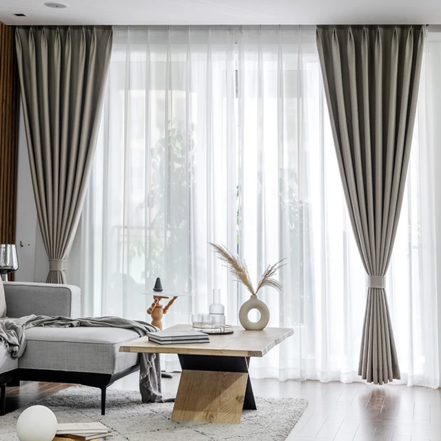 Modern Simple One-sided Printing Curtains For Living Dining Room Bedroom. -  Curtain - AliExpress