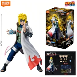 Blokees Naruto & Boruto Collectible Anime Action Figures Gift Set (Minato Namikaze)